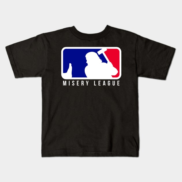 Misery League! Kids T-Shirt by Raffiti